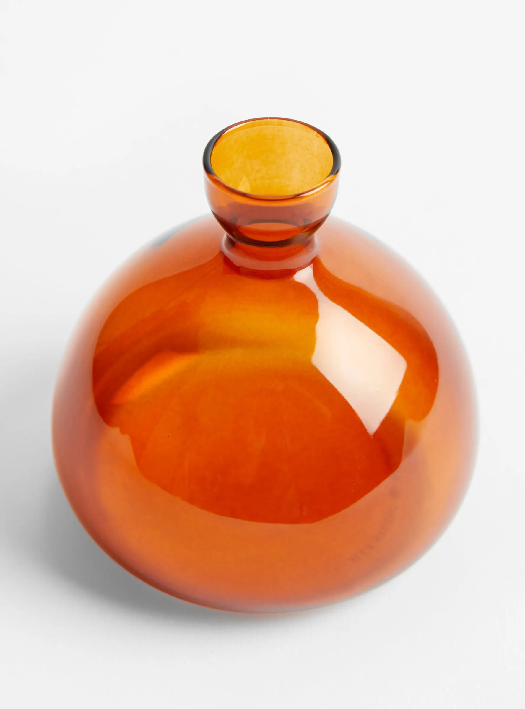 Acorn Vase Russet Brown
