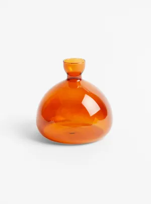 Acorn Vase Russet Brown