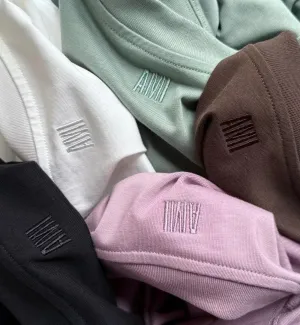 Ami Paric Basic Logo Embroidered T-Shirt
