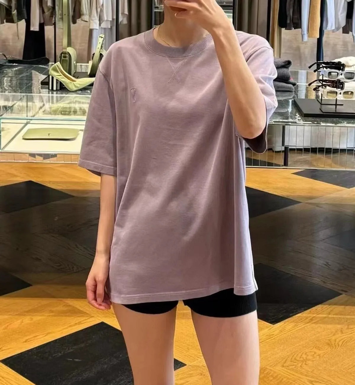 Ami Paric Basic Logo Embroidered T-Shirt