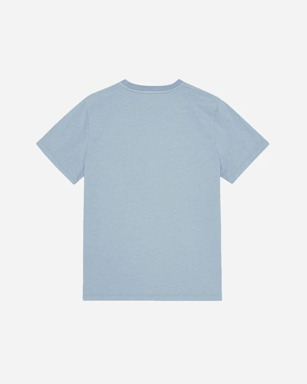 Basic Cotton Jersey Animals Relaxed T-shirt - Chambray Blue