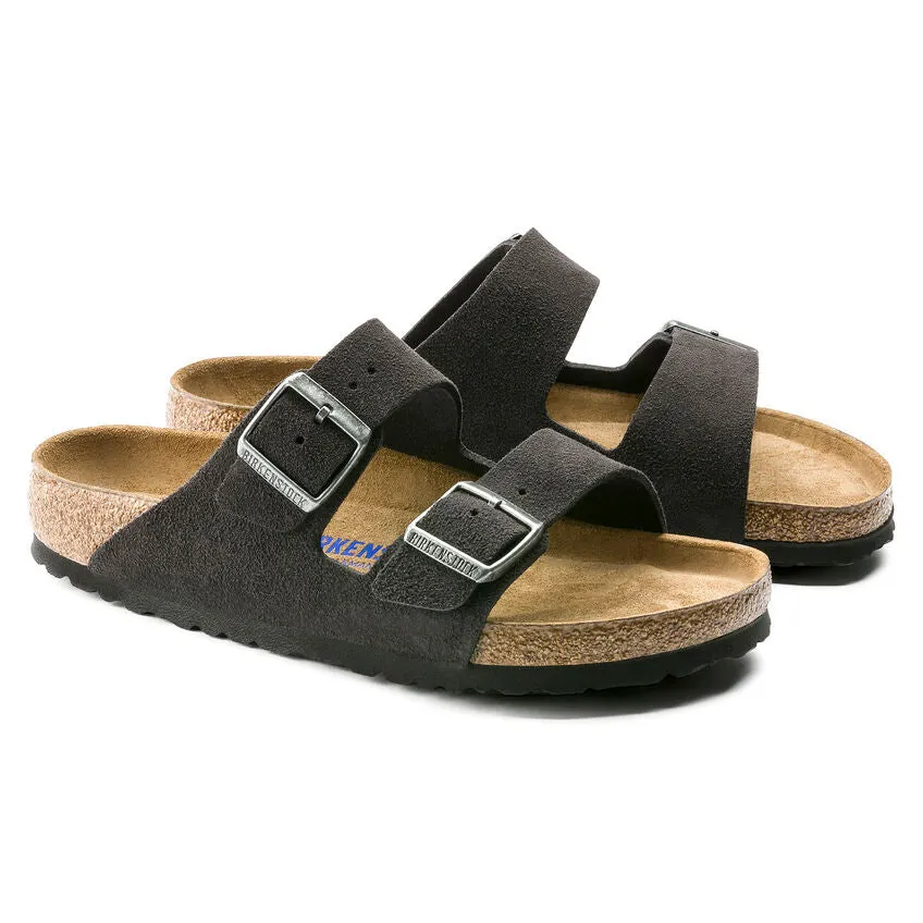 BIRKENSTOCK ARIZONA SUEDE LEATHER VELVET GREY | SANDALIAS PREMIUM DE PIEL SUAVE