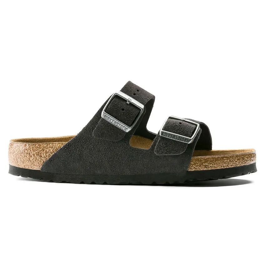 BIRKENSTOCK ARIZONA SUEDE LEATHER VELVET GREY | SANDALIAS PREMIUM DE PIEL SUAVE