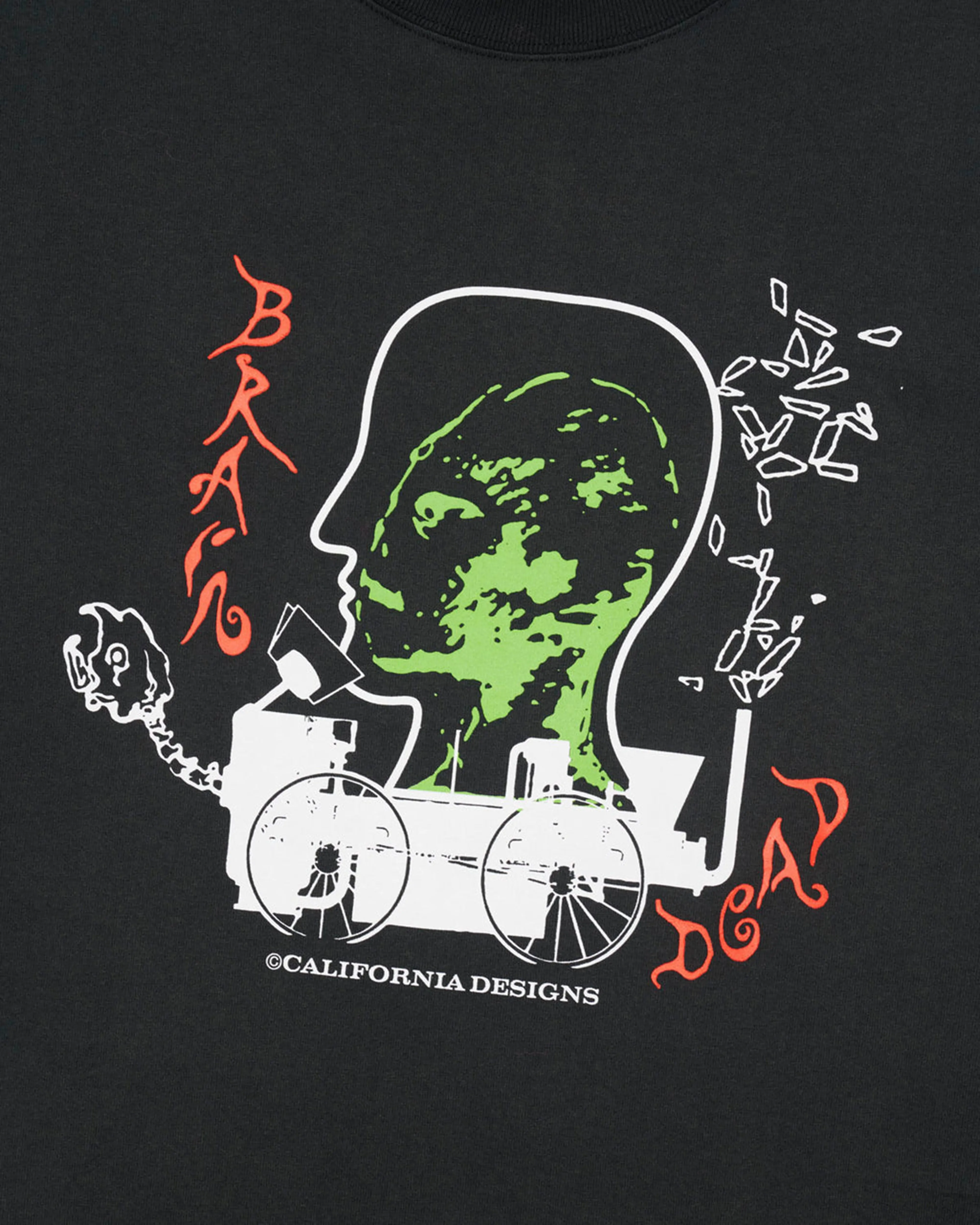 Brain Dead - Men's Alien Tracto T-Shirt - (Black)