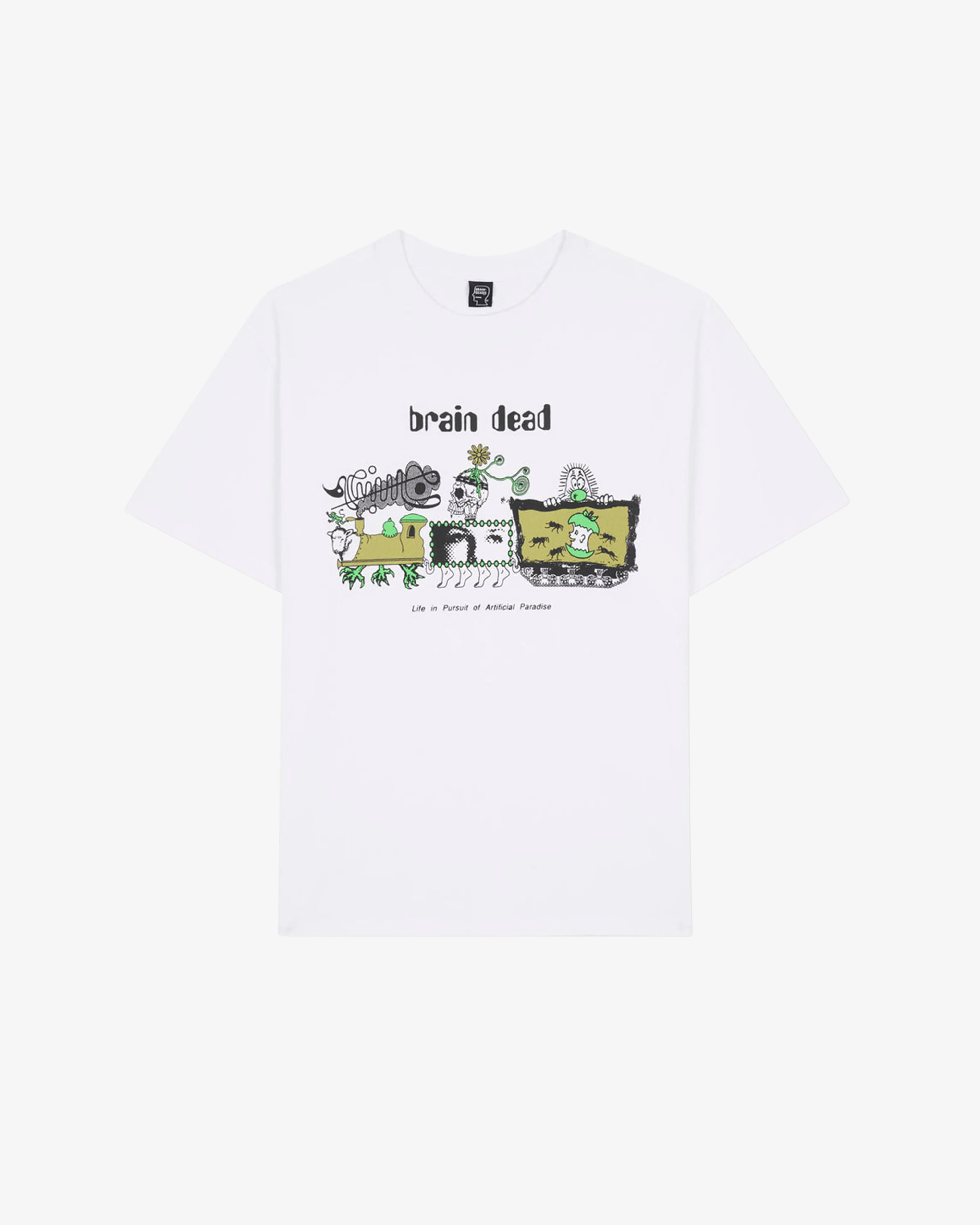 Brain Dead - Men's Artificial Paradise T-Shirt - (White)