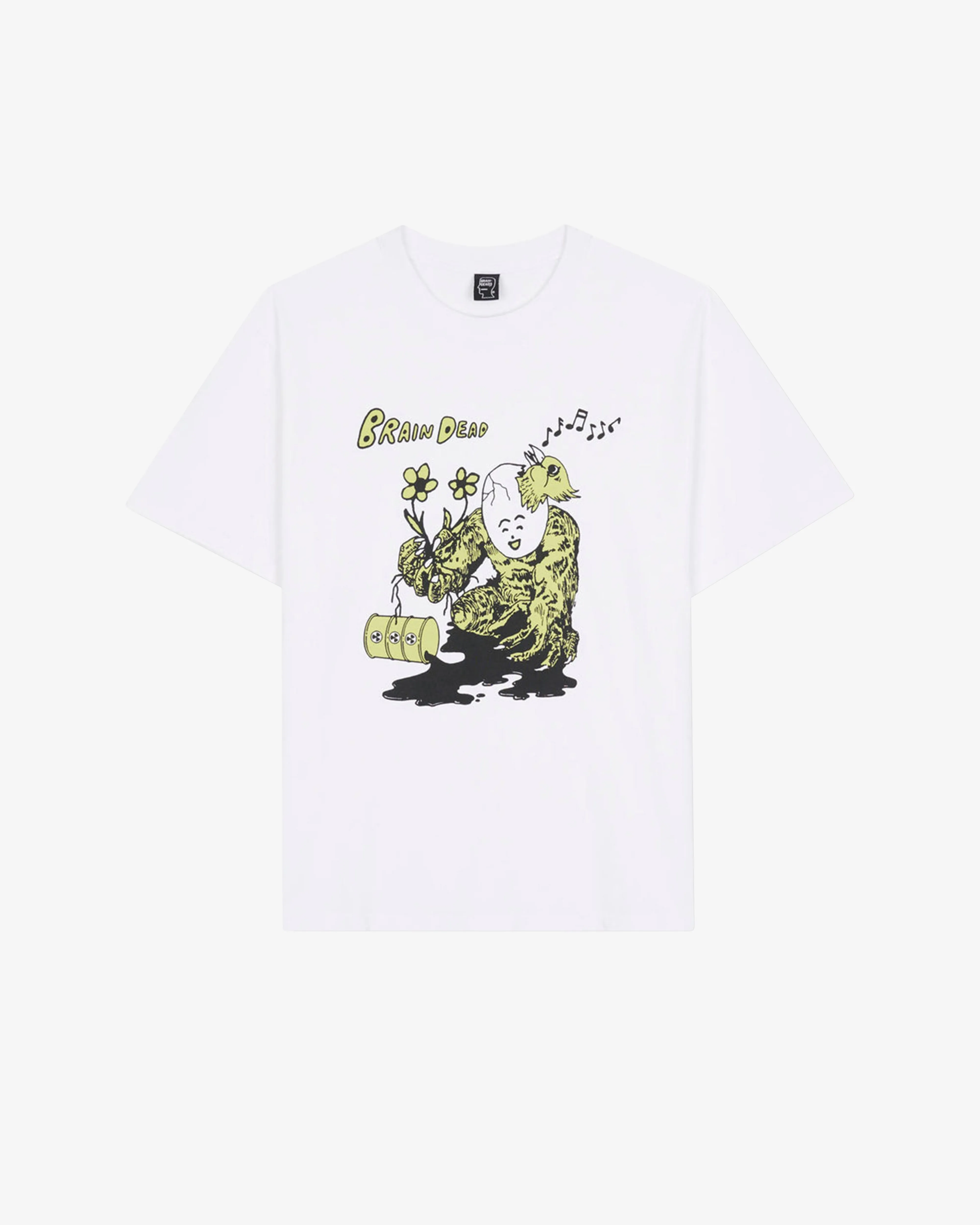 Brain Dead - Men's Nuclear Evolution T-Shirt - (White)