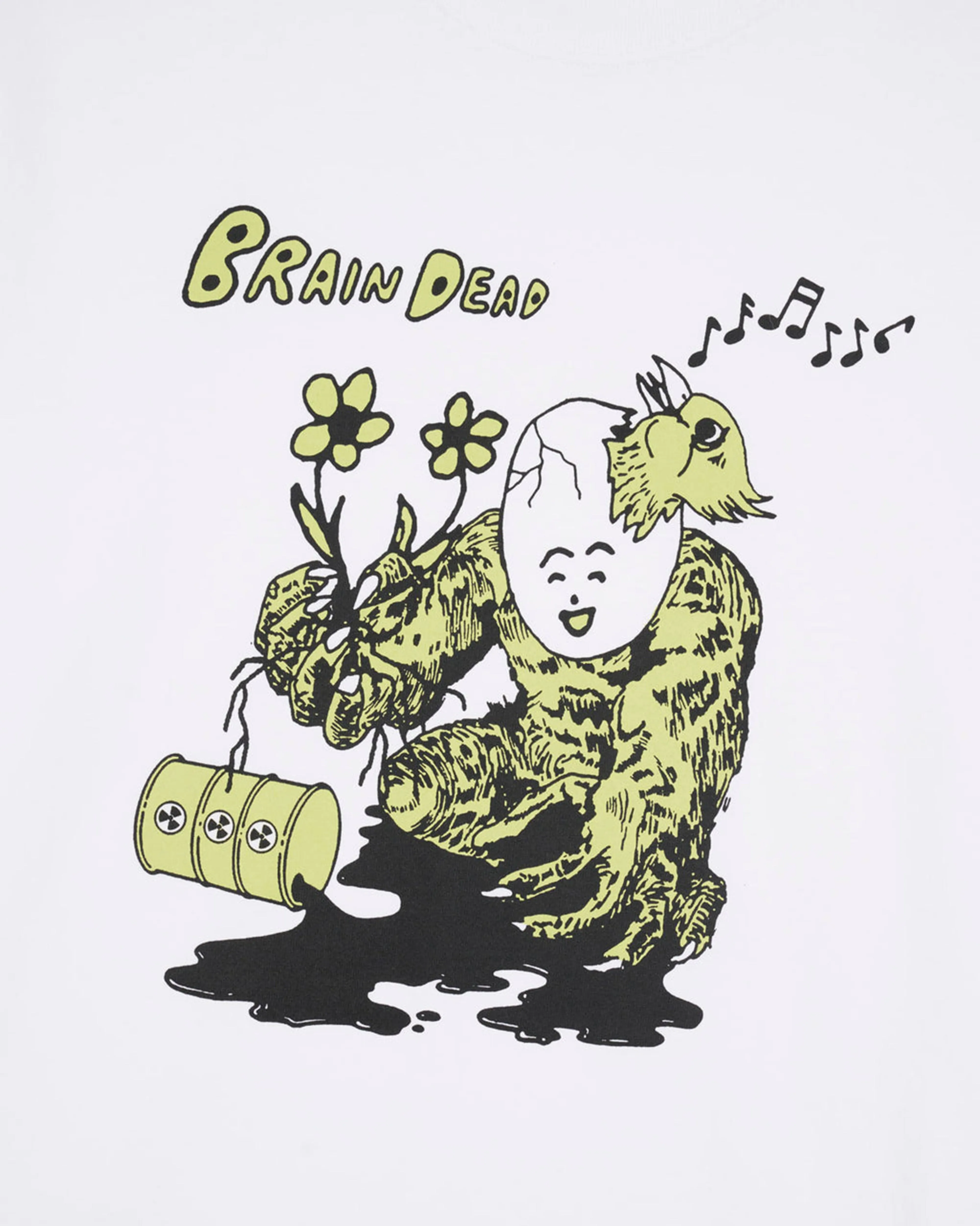 Brain Dead - Men's Nuclear Evolution T-Shirt - (White)