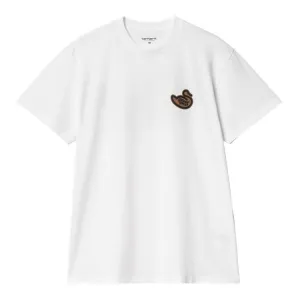 CARHARTT WIP BROWN DUCKS T-SHIRT WHITE | CAMISETA CASUAL