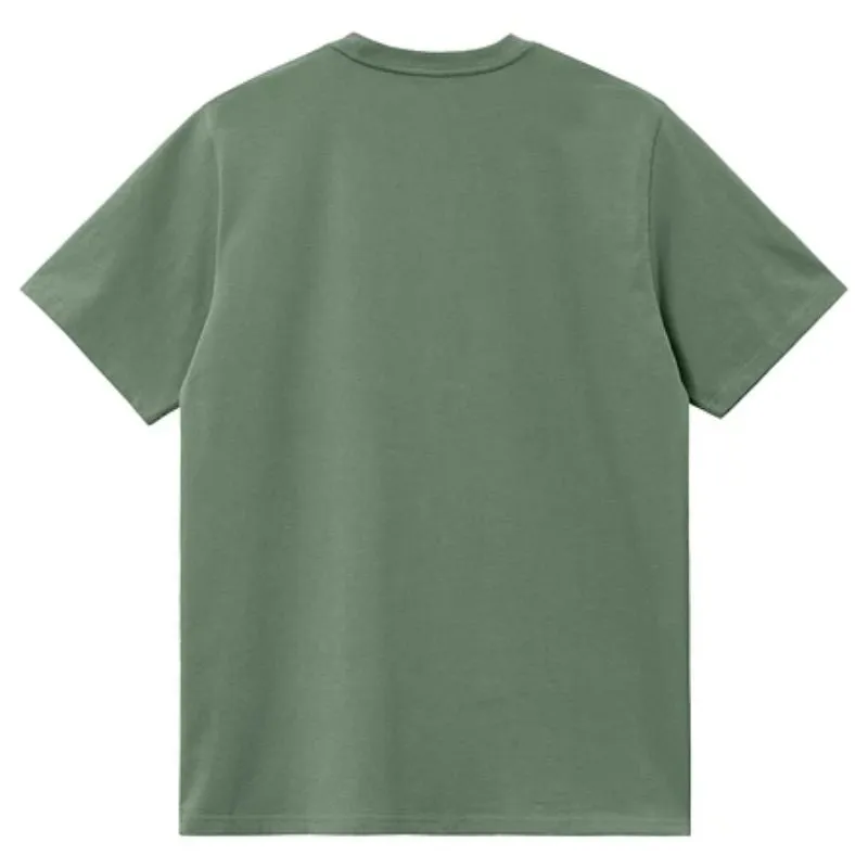 Carhartt WIP Script Embroidery T-Shirt Park/White