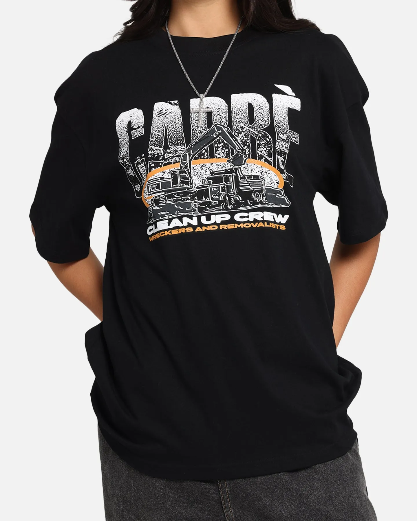 Carre Clean Up Crew T-Shirt Black