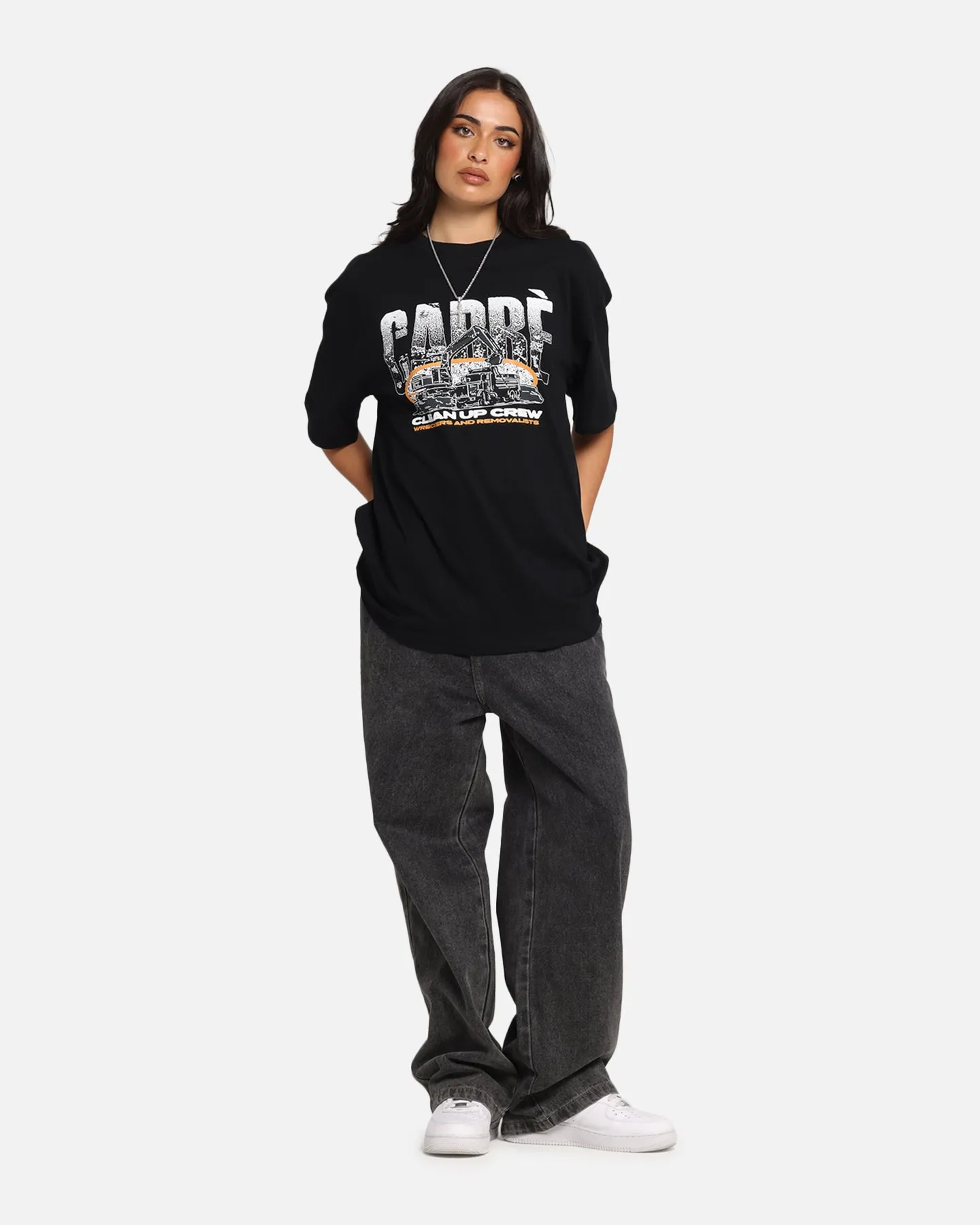Carre Clean Up Crew T-Shirt Black