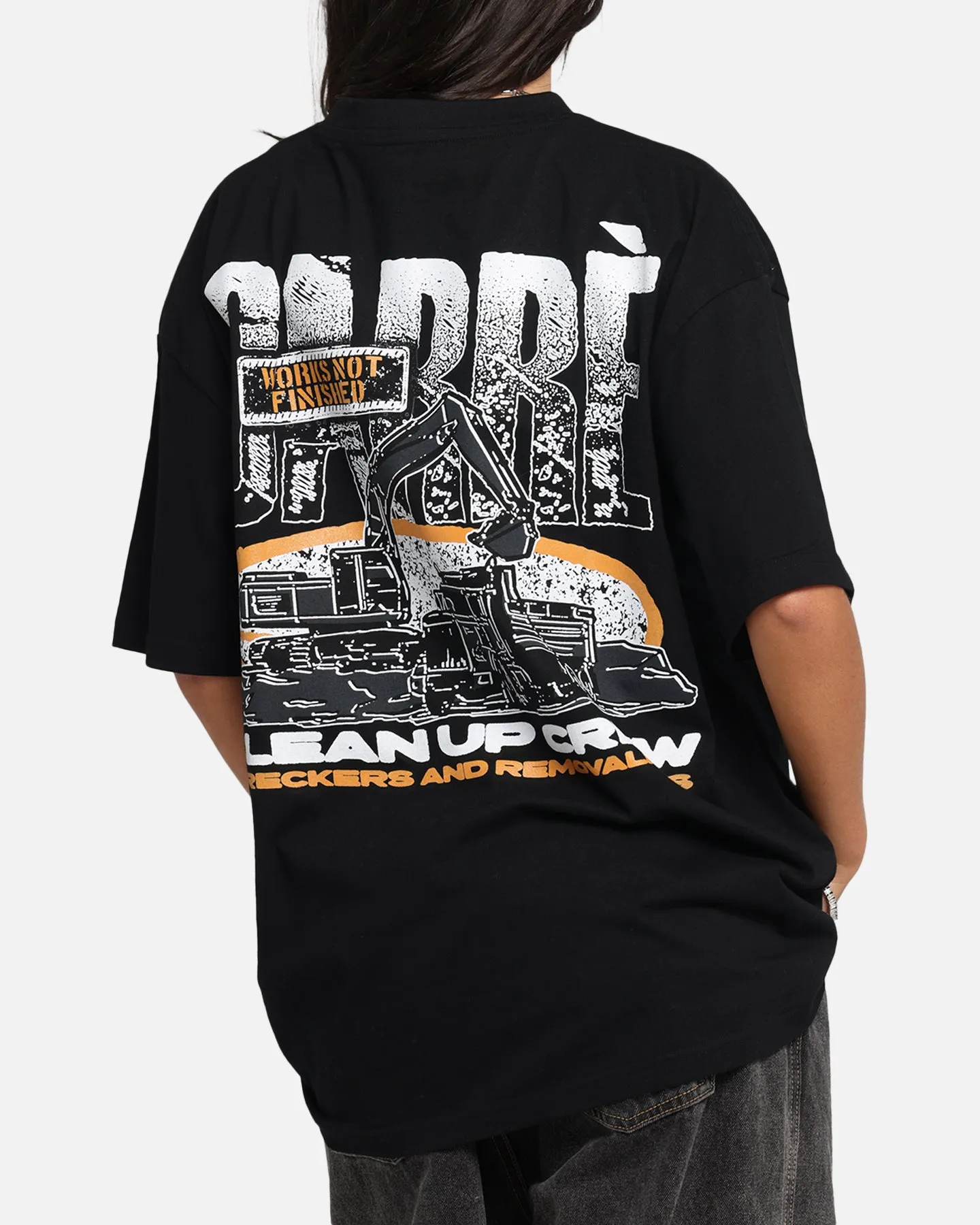 Carre Clean Up Crew T-Shirt Black