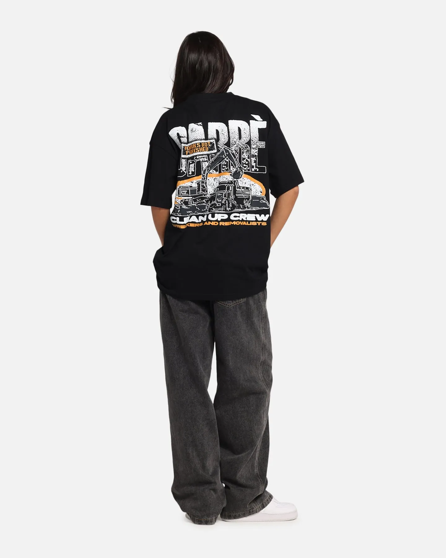 Carre Clean Up Crew T-Shirt Black