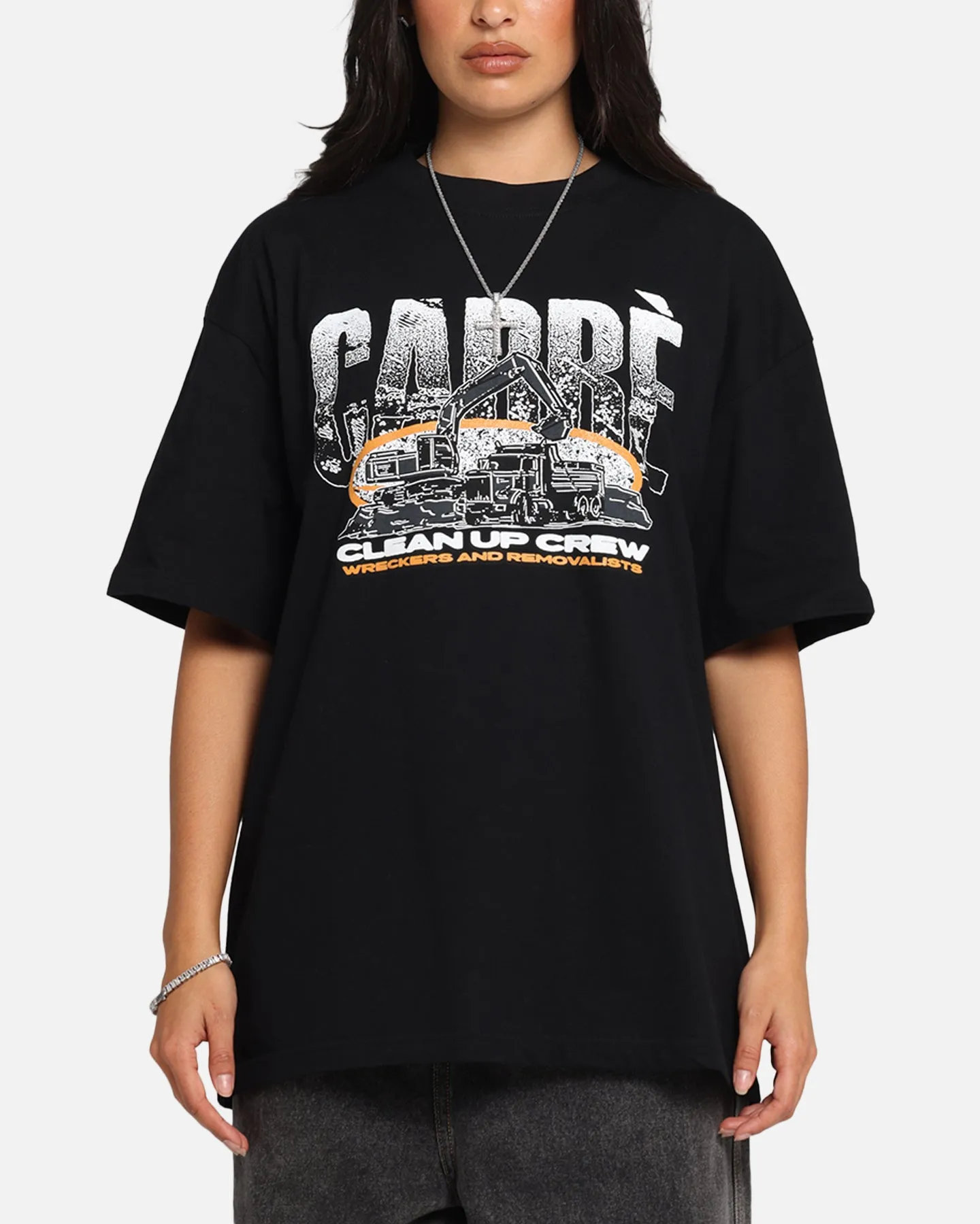 Carre Clean Up Crew T-Shirt Black