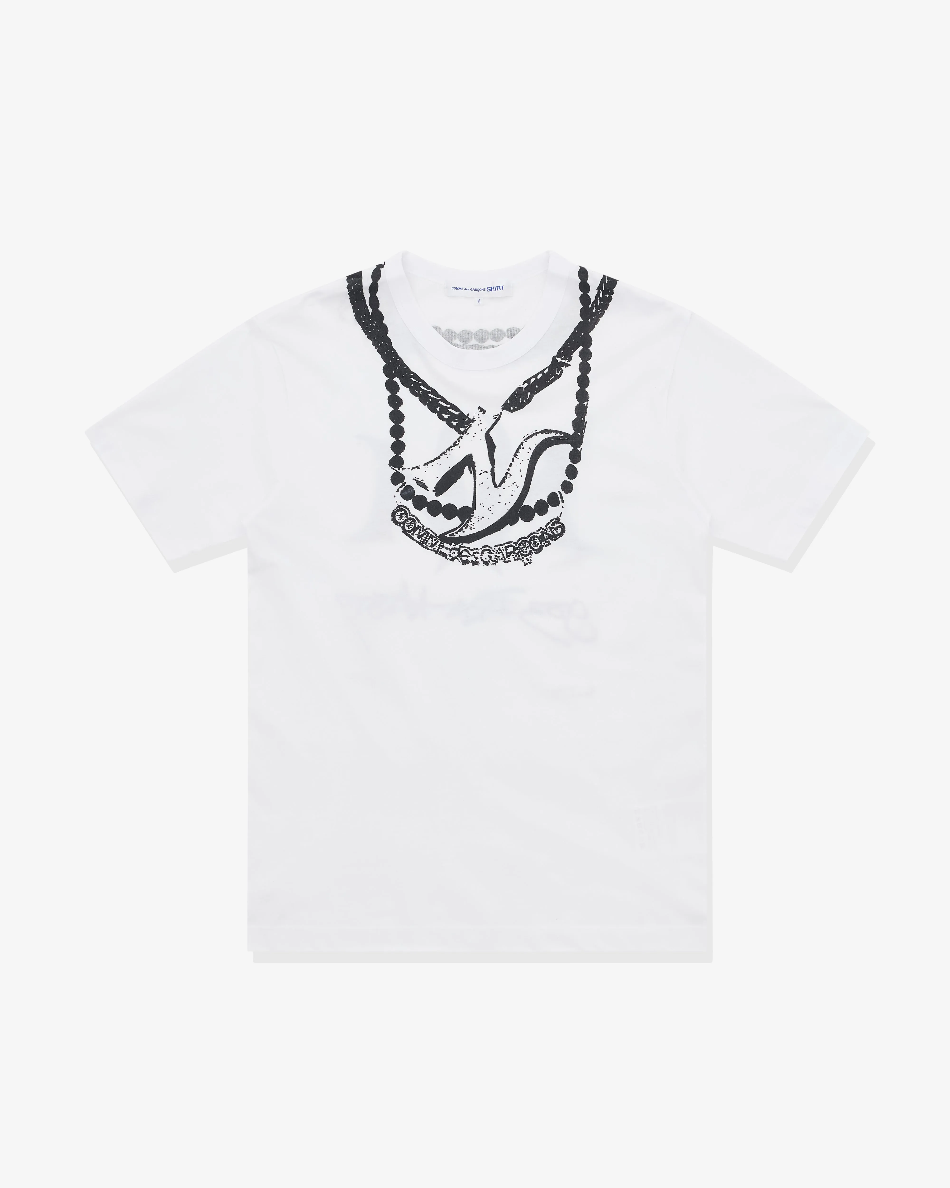 CDG Shirt - Men's A$AP Nast Chain T-Shirt - (White)