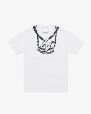 CDG Shirt - Men's A$AP Nast Chain T-Shirt - (White)