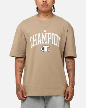 Champion Heritage Varsity Graphic T-Shirt Whole Wheat Khaki