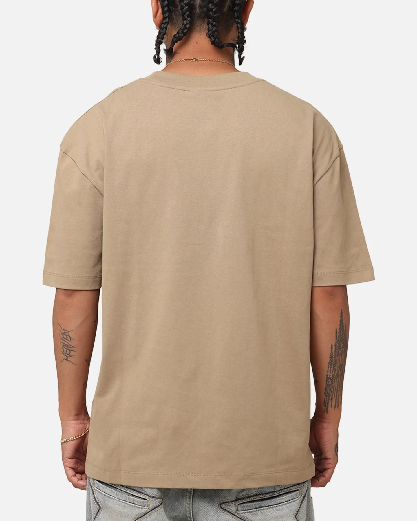 Champion Heritage Varsity Graphic T-Shirt Whole Wheat Khaki