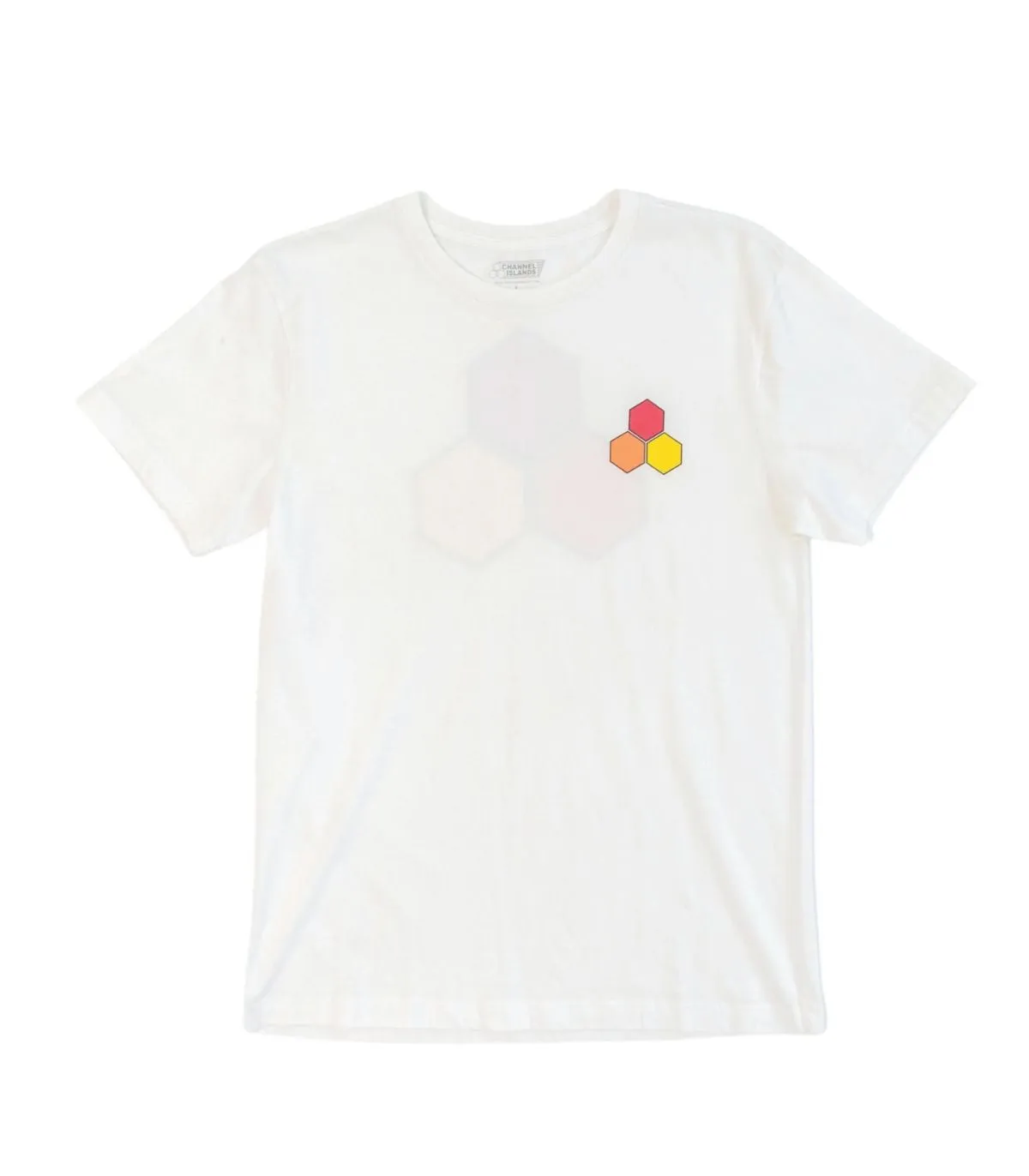 CHANNEL ISLANDS AL MERRICK CLASSIC HEX WHITE | CAMISETA SURFERA