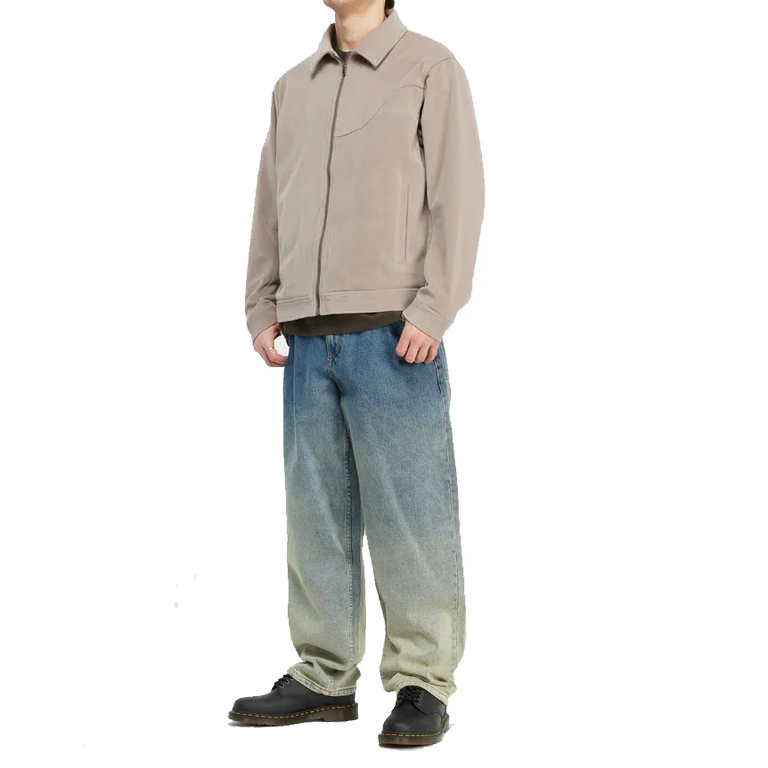 CLASSIC BAGGY DENIM PANTS DIPPED SANDBLASTED INDIGO
