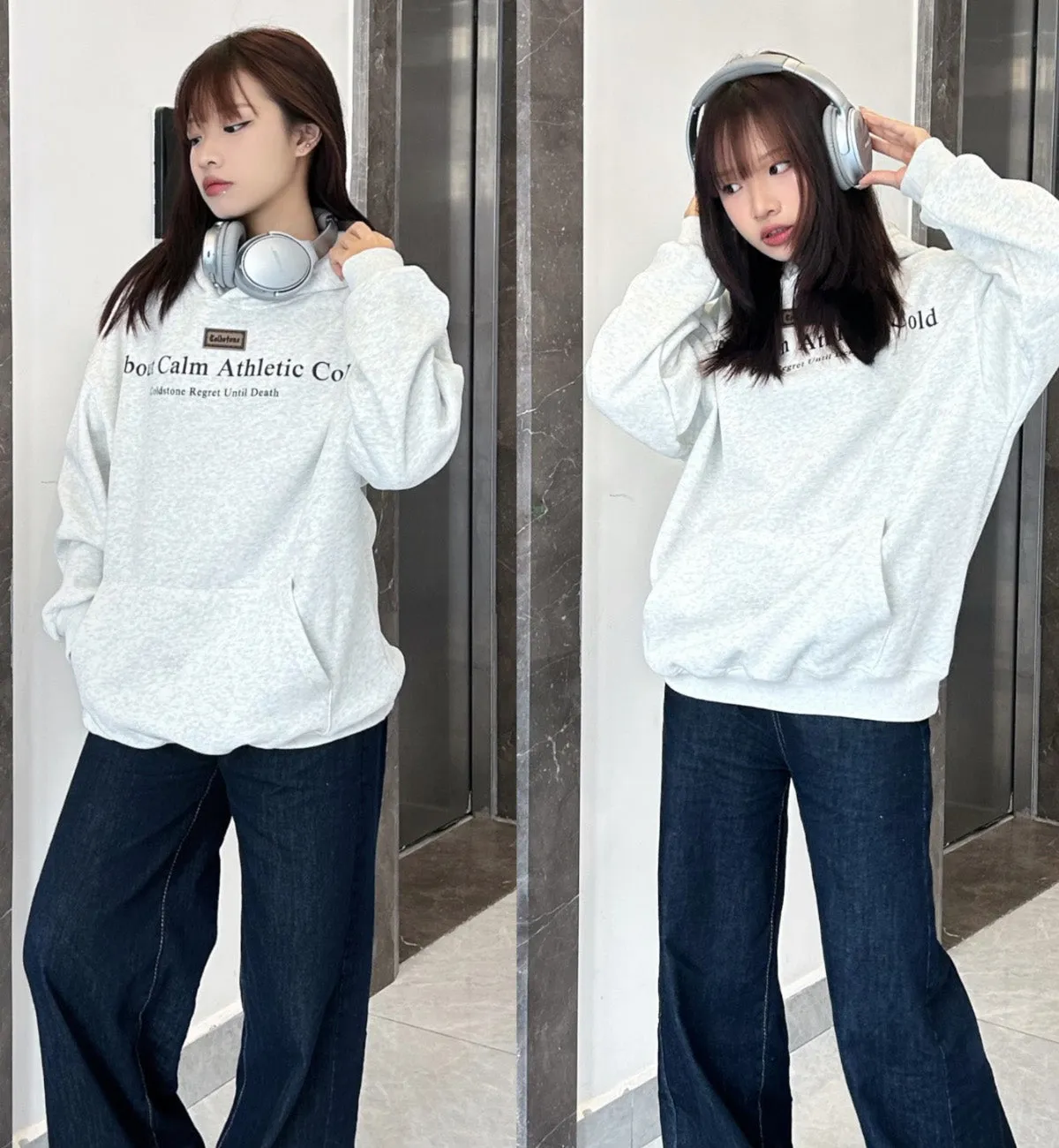 Coldstone Calm Atletic Cold Hoodie (White)