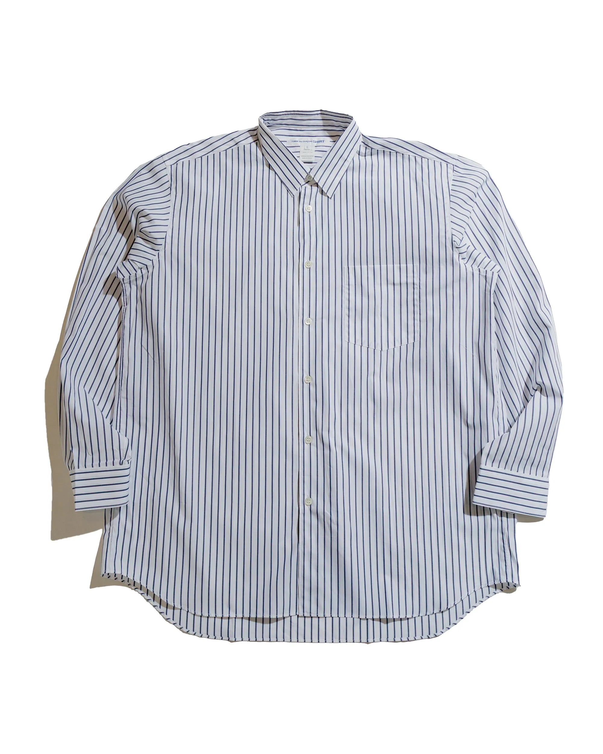 Comme des Garons SHIRT Wide Classic Shirt Stripe 119