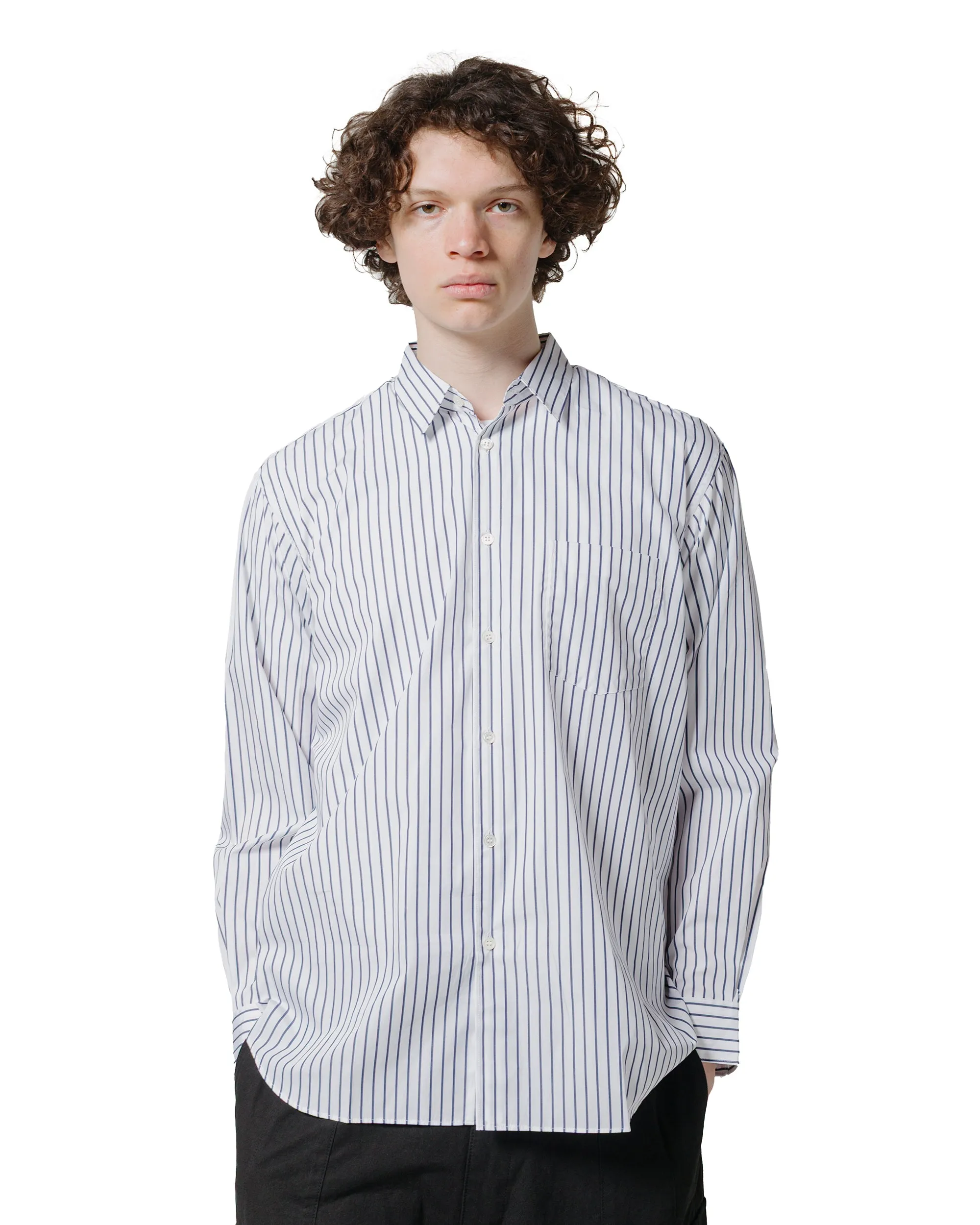 Comme des Garons SHIRT Wide Classic Shirt Stripe 119