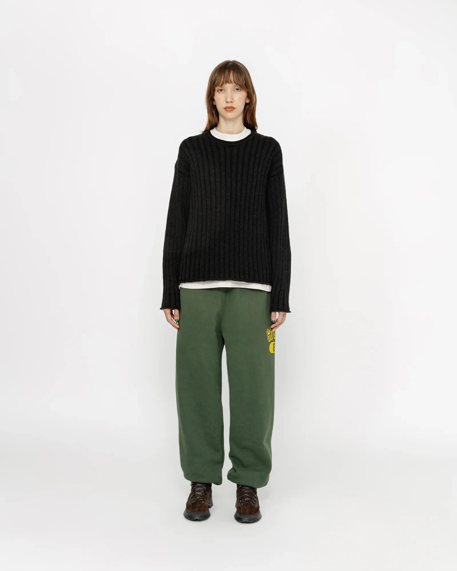 Cotton Slub Rib Crew