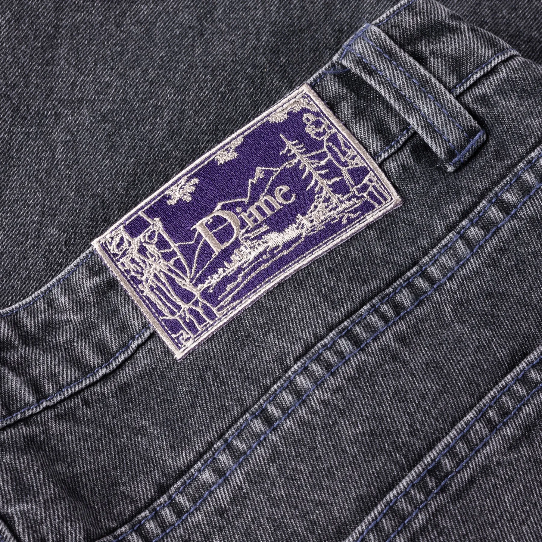 Dime Classic Baggy Denim Pants // Faded Black