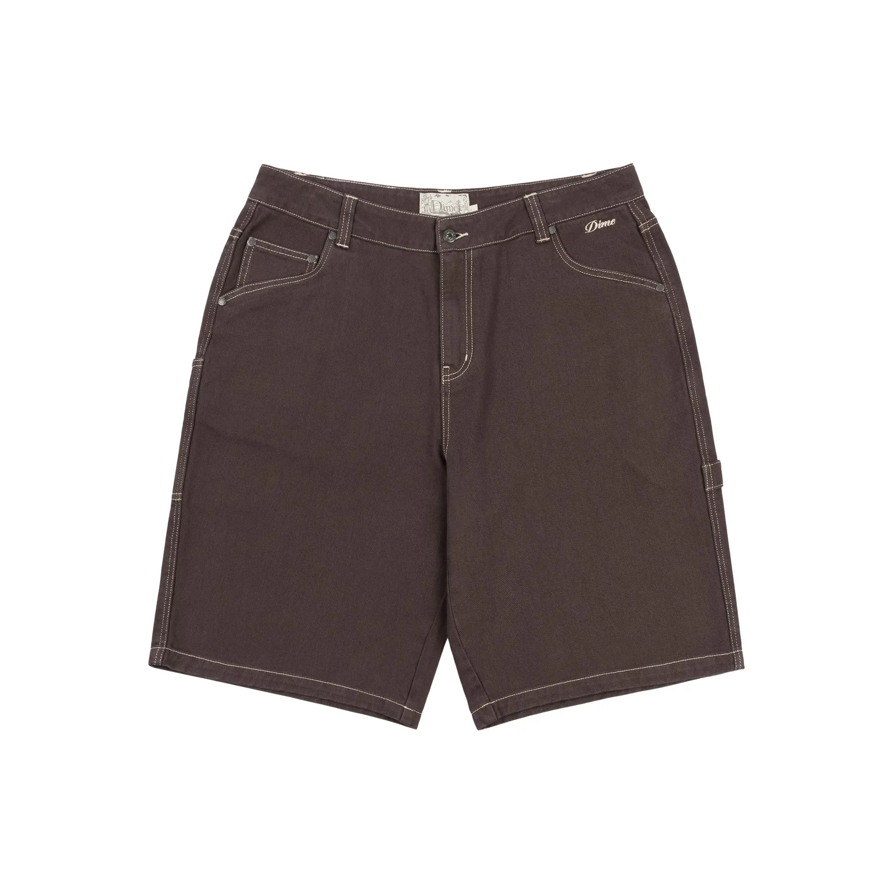 Dime Classic Denim Short // Brown Washed
