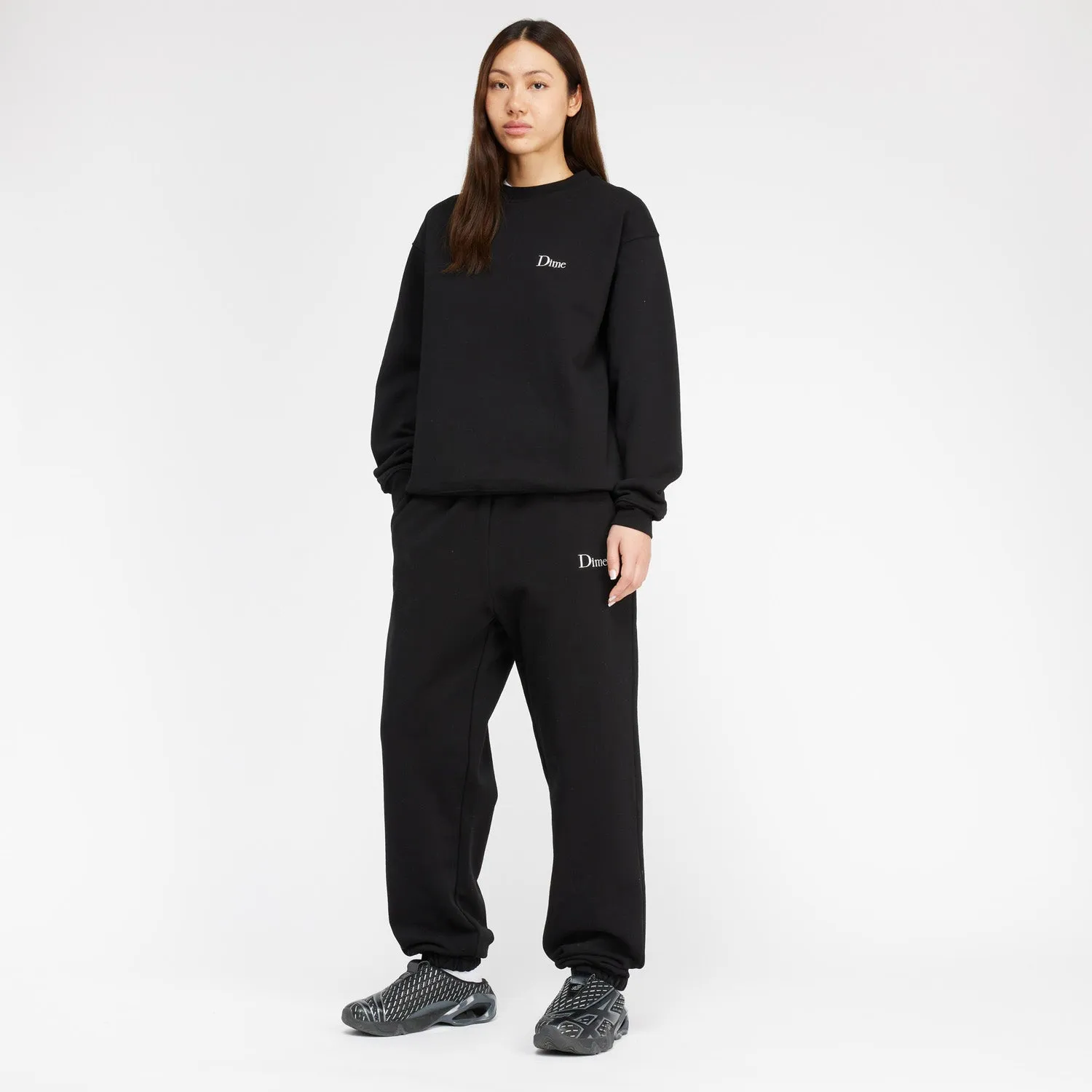 Dime Men Classic Small Logo Sweatpants Black