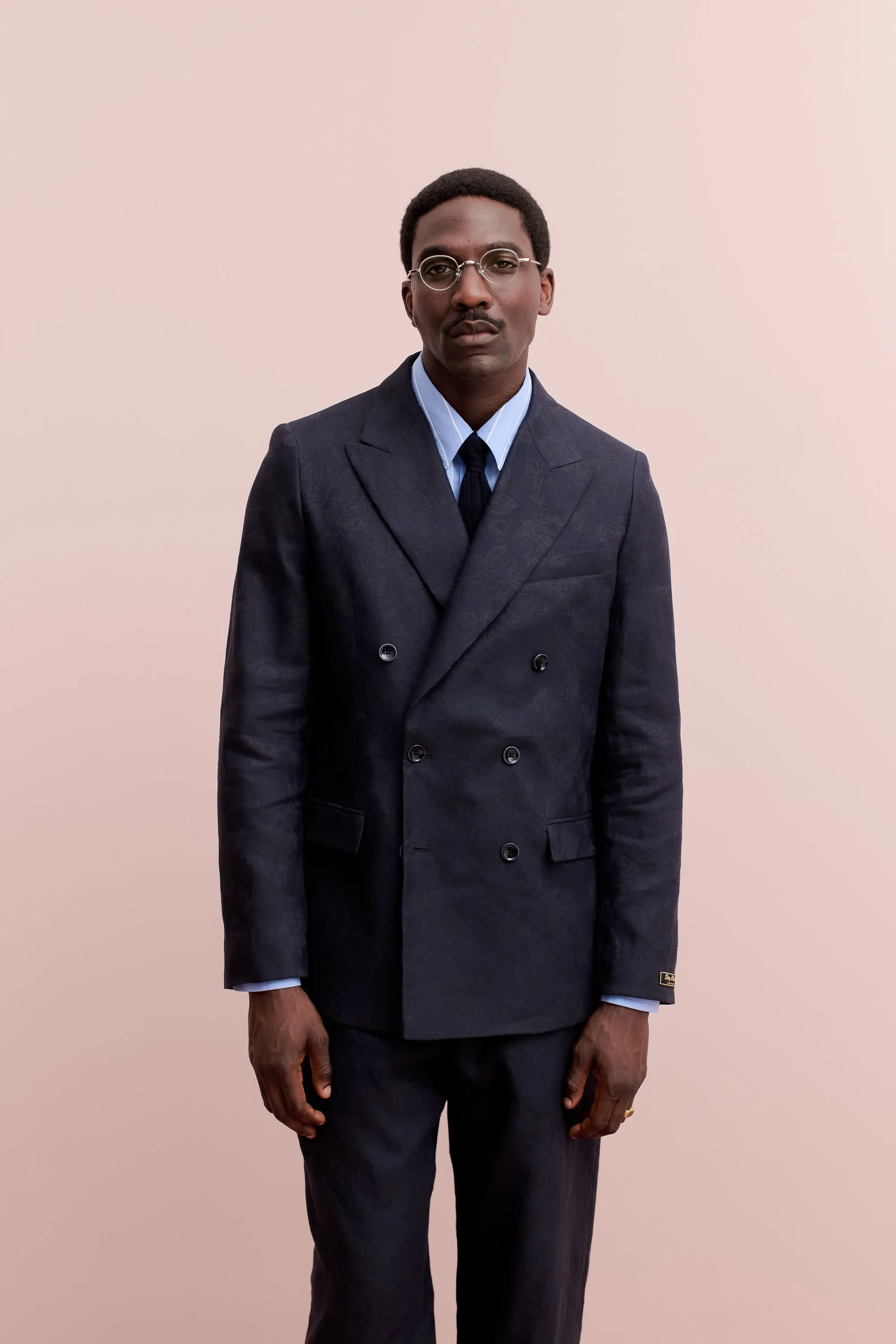 DOUBLE BREASTED PEAK BLAZER