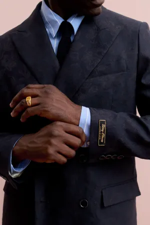 DOUBLE BREASTED PEAK BLAZER