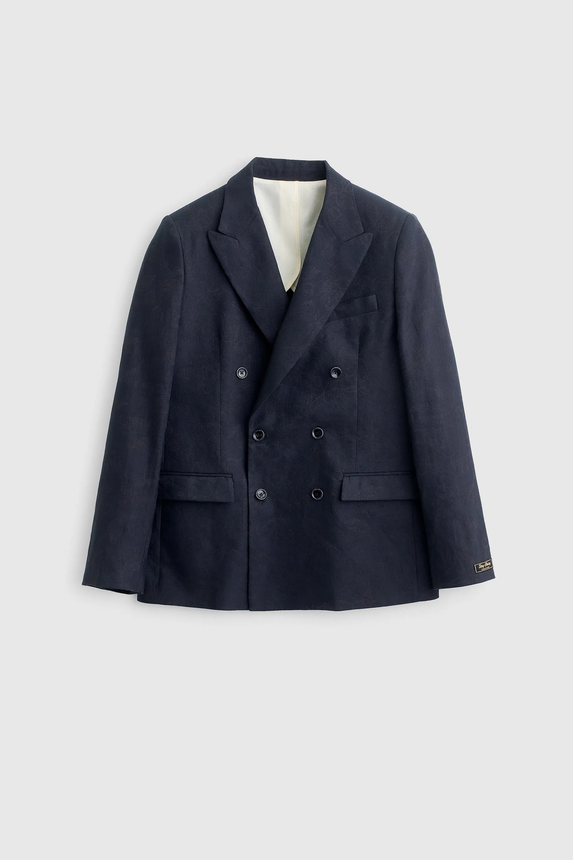 DOUBLE BREASTED PEAK BLAZER