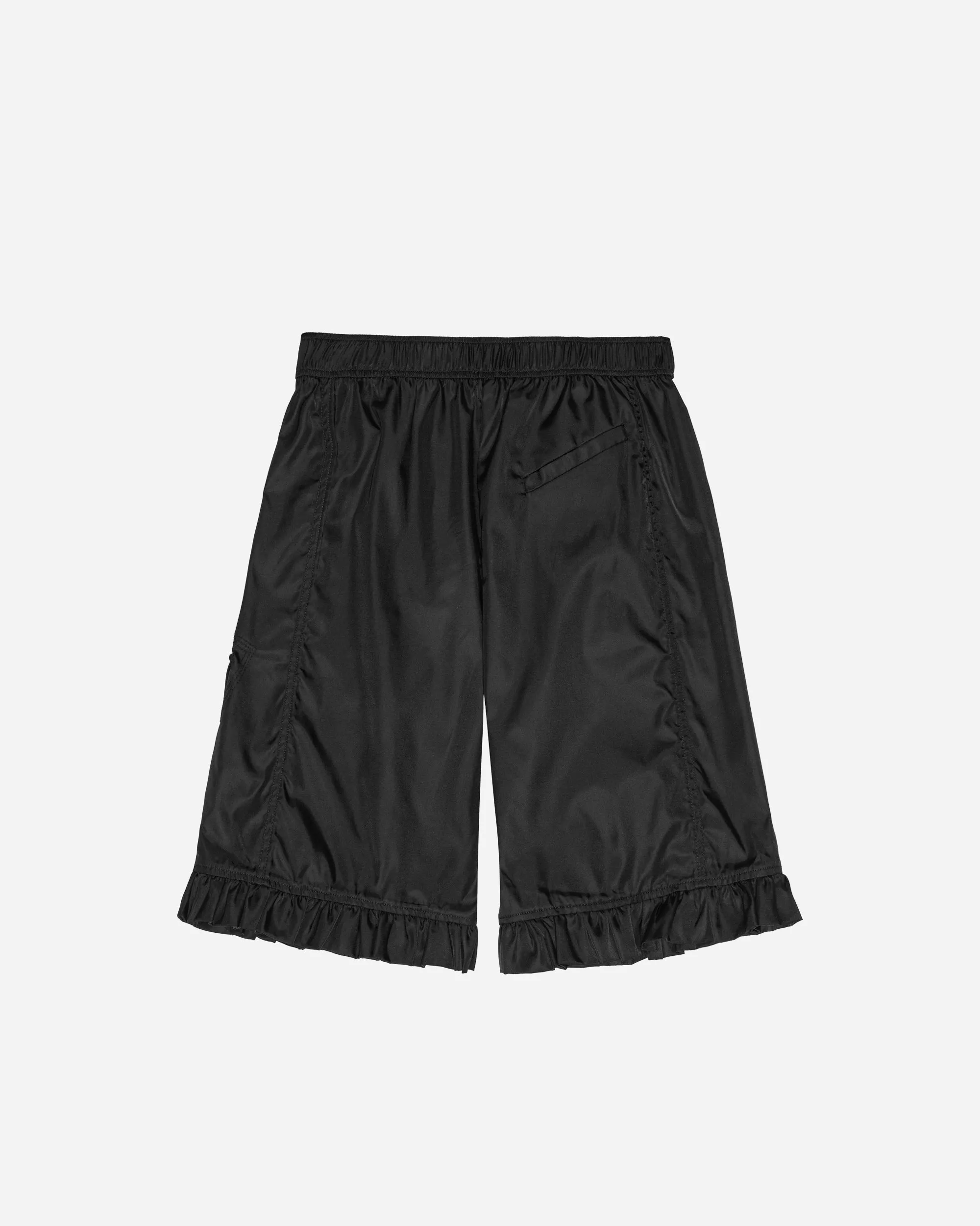 Duchesse Nylon Midi Ruffle Shorts