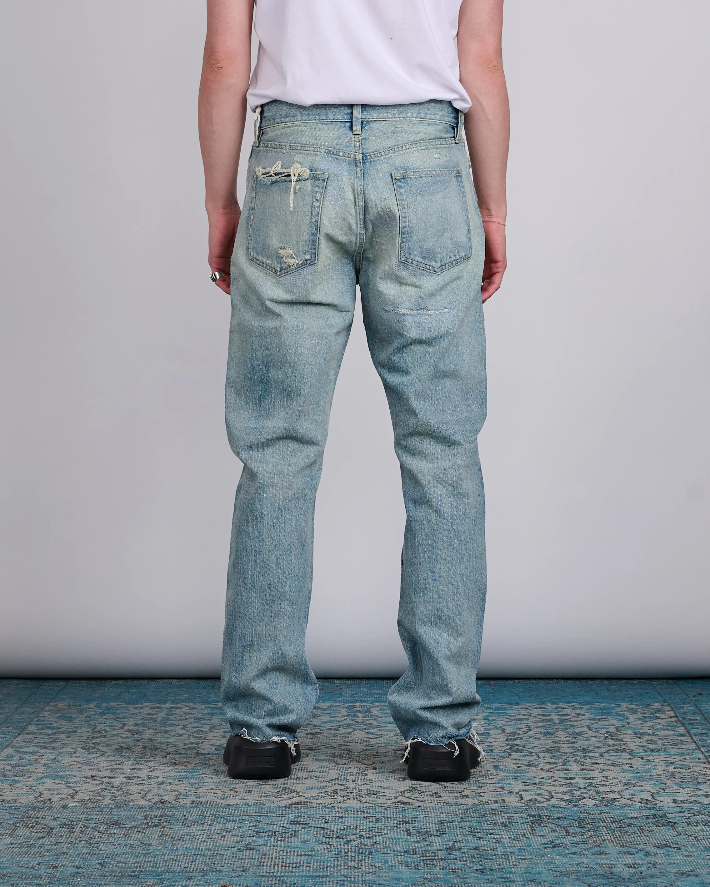 Fear of God Classic 5-Pocket Jean Repaired Medium Indigo