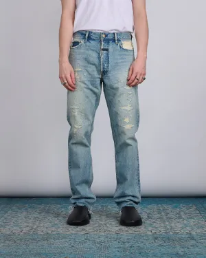 Fear of God Classic 5-Pocket Jean Repaired Medium Indigo
