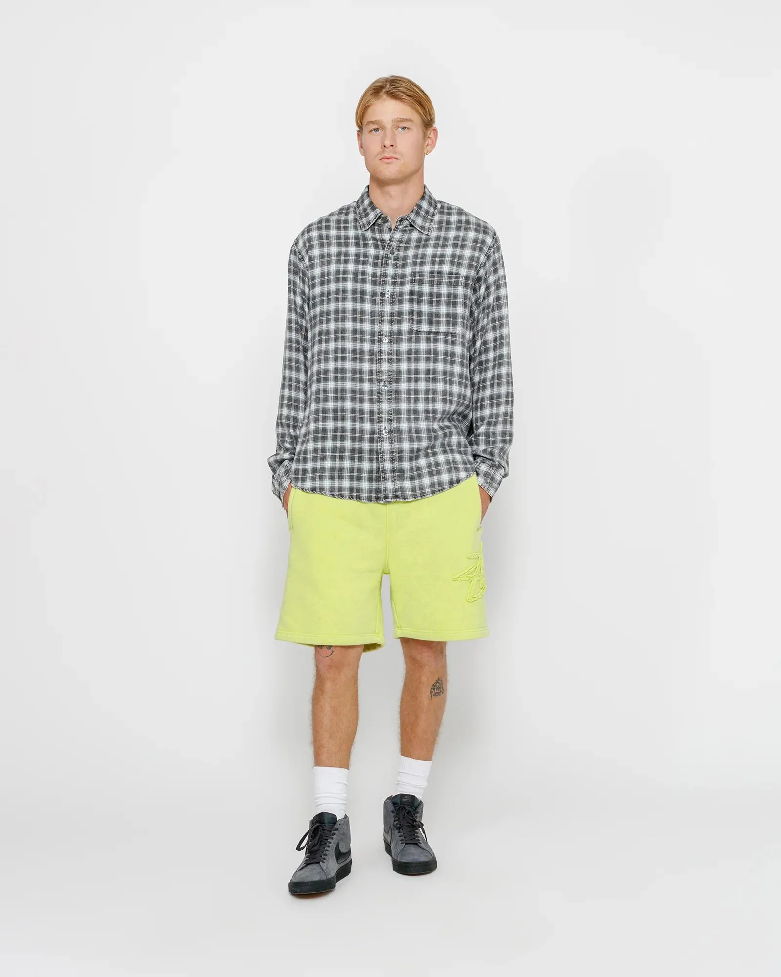 Fleece Short Tonal Applique