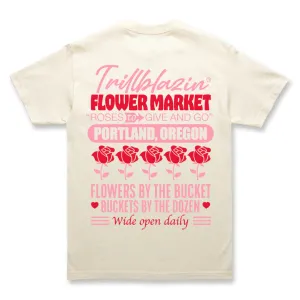 Flower Market Tee - Natural