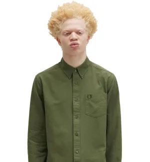 Fred Perry Classic Oxford Shirt (Deep Green)