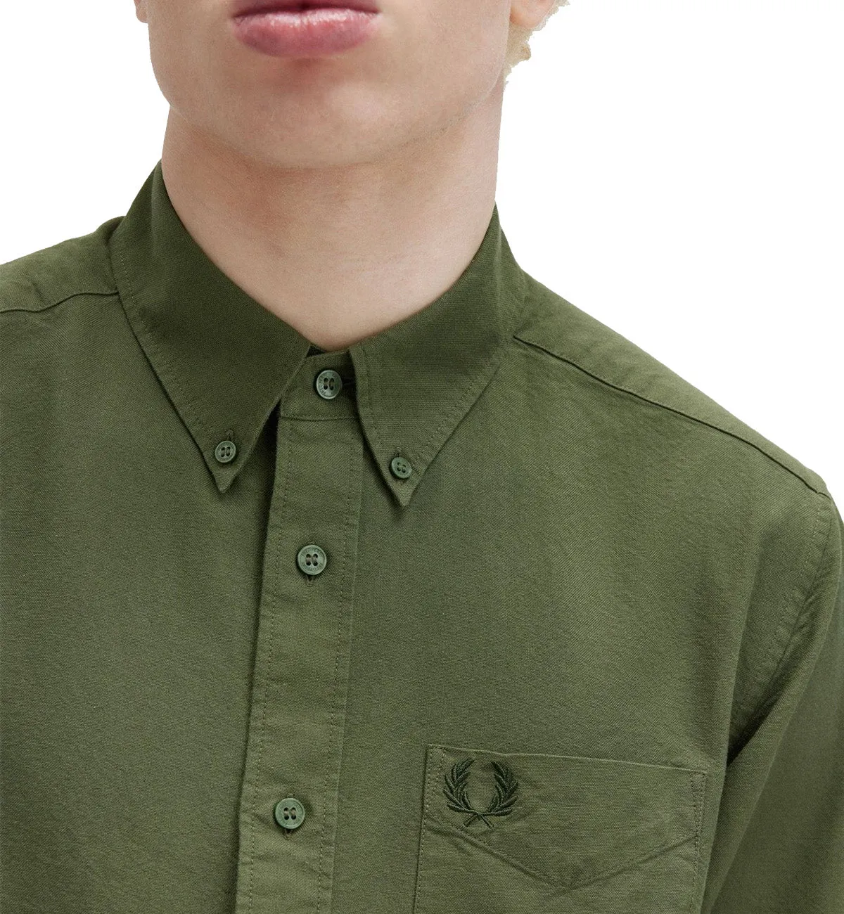 Fred Perry Classic Oxford Shirt (Deep Green)