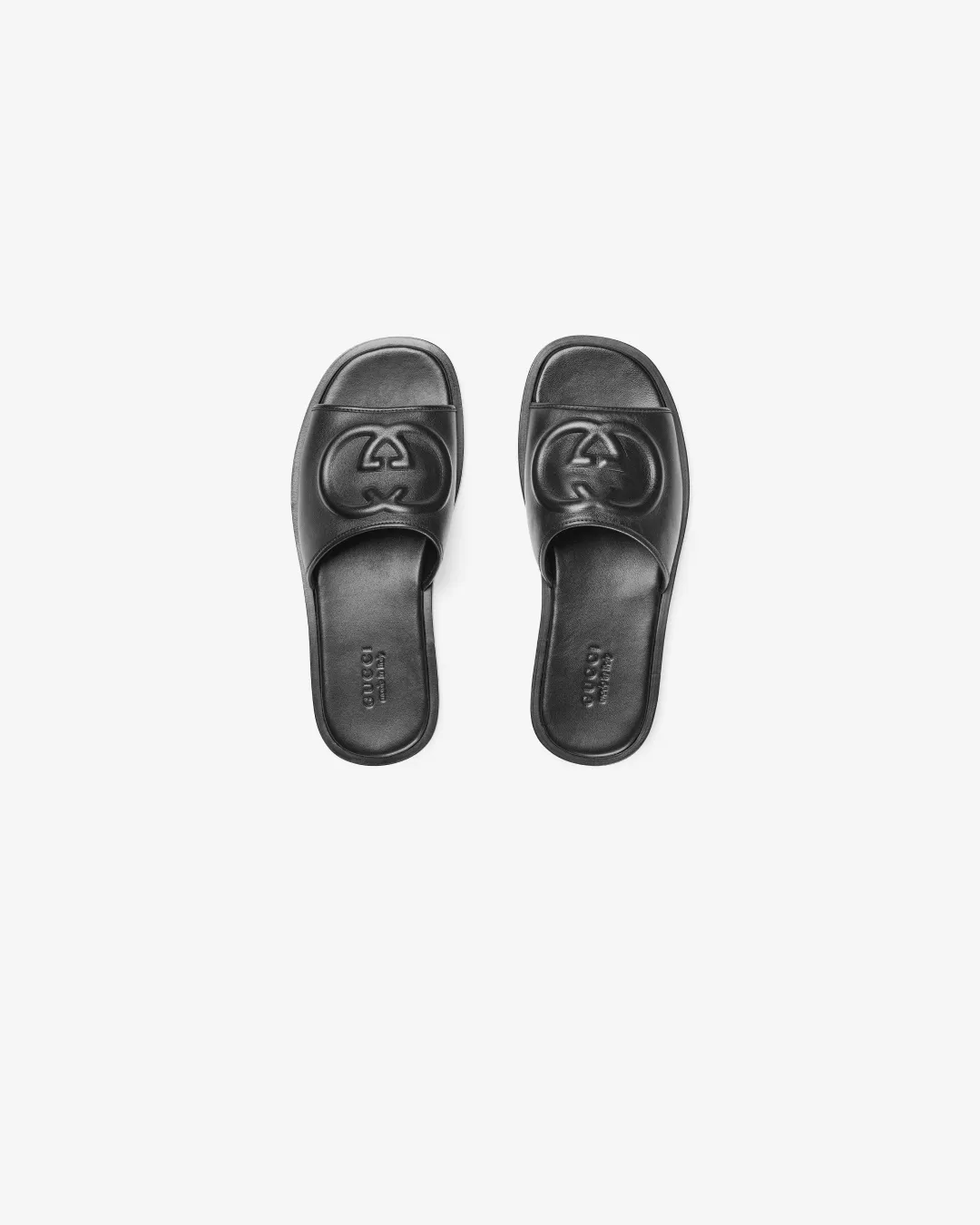 Gucci Men's Slide Sandal with Interlocking G