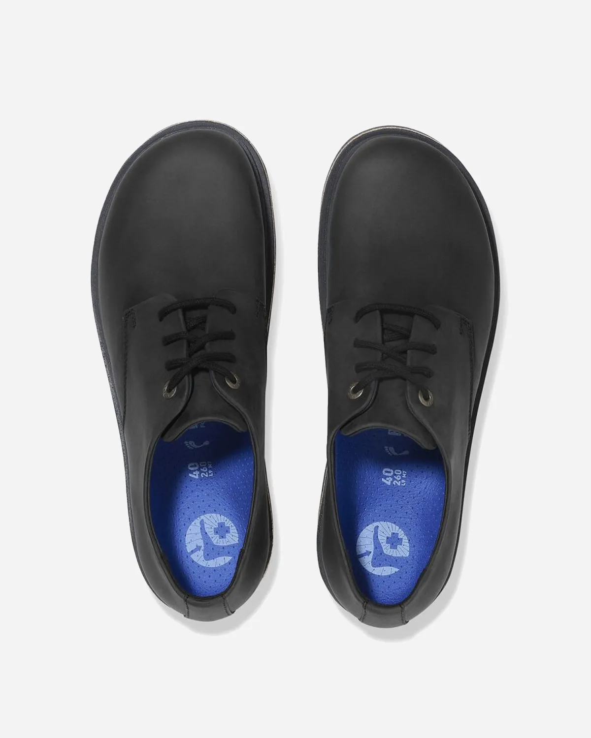 Highwood Lace Low Natural Leather Regular - black
