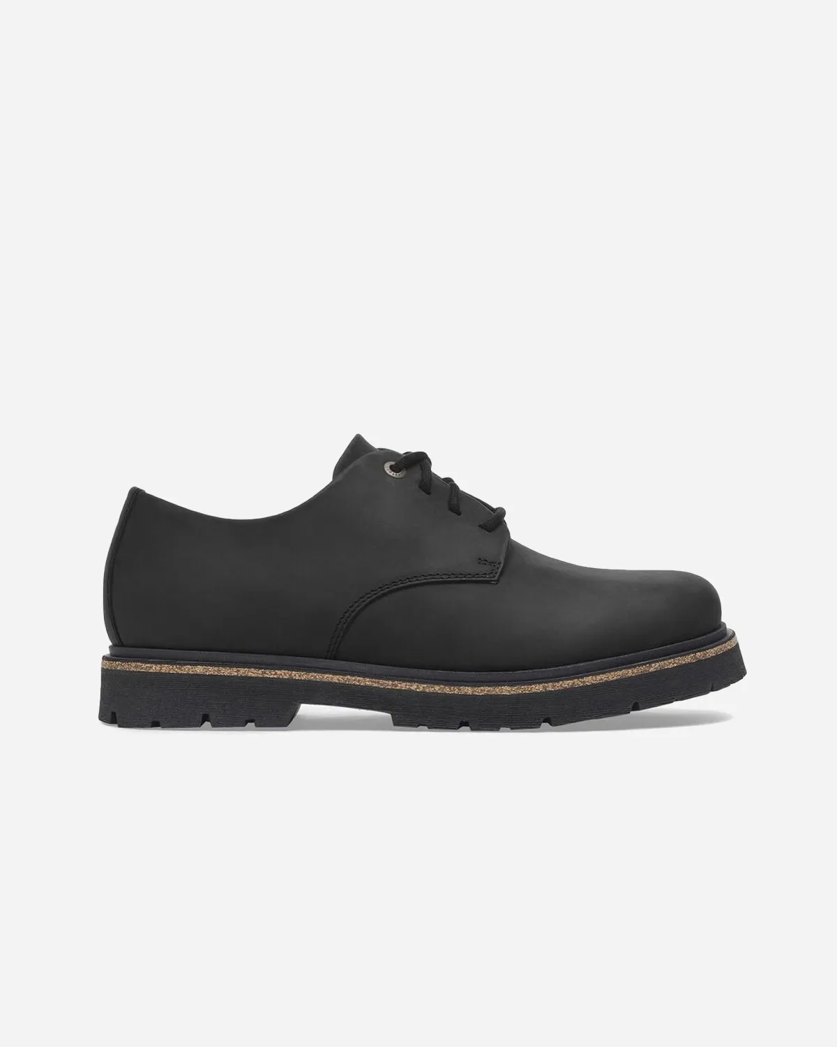 Highwood Lace Low Natural Leather Regular - black