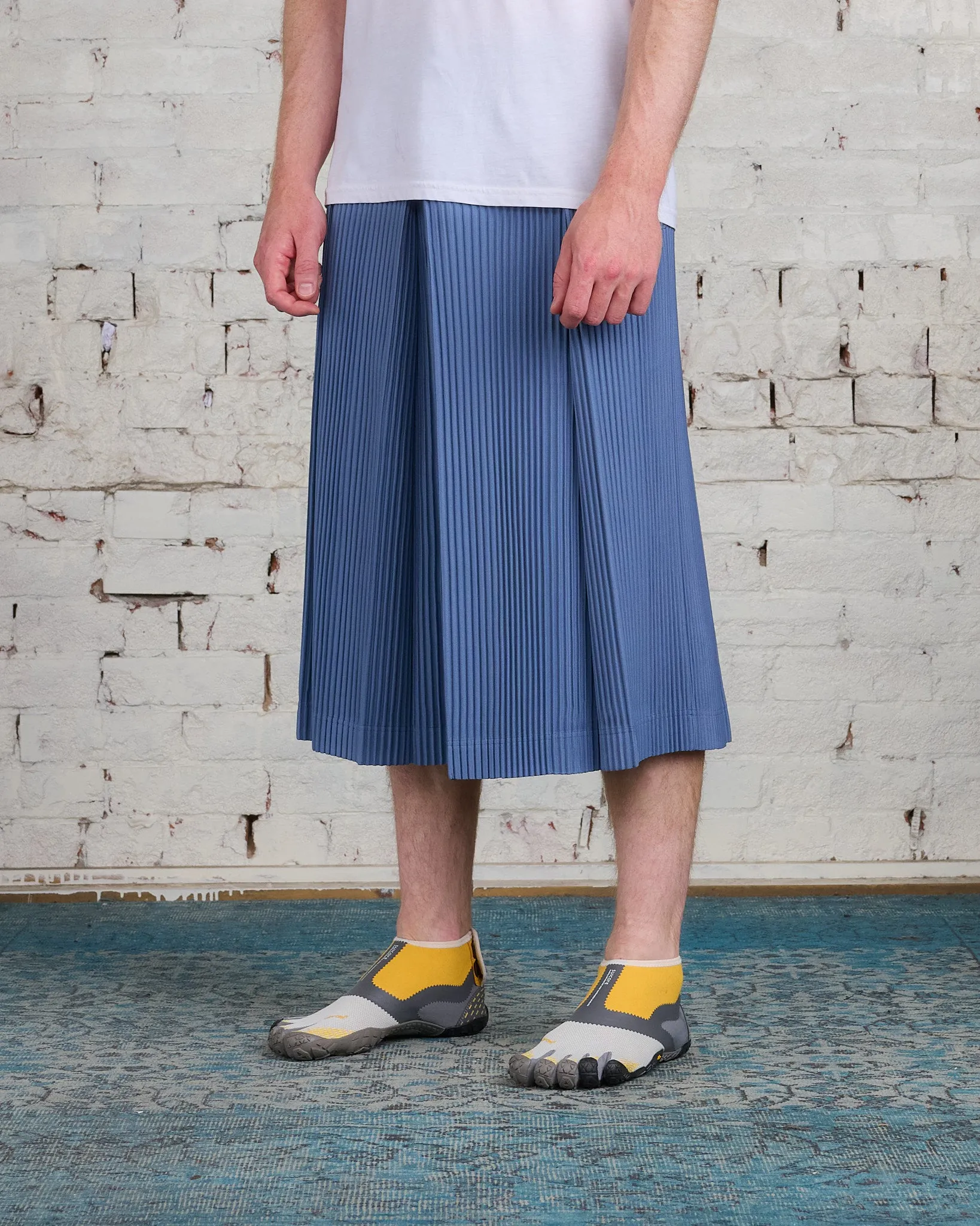 HOMME PLISS ISSEY MIYAKE Pleats August Relax Pant Blue Gray