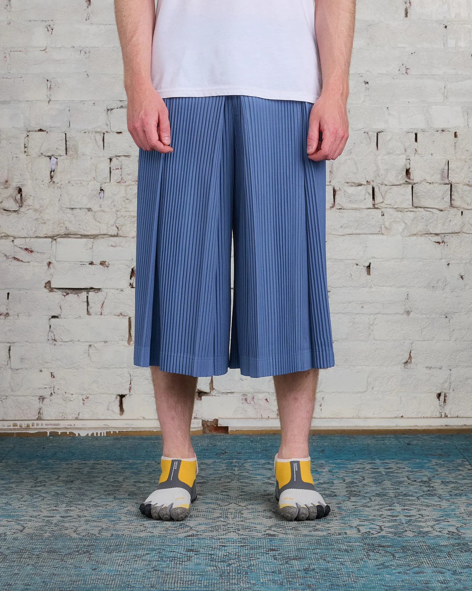 HOMME PLISS ISSEY MIYAKE Pleats August Relax Pant Blue Gray