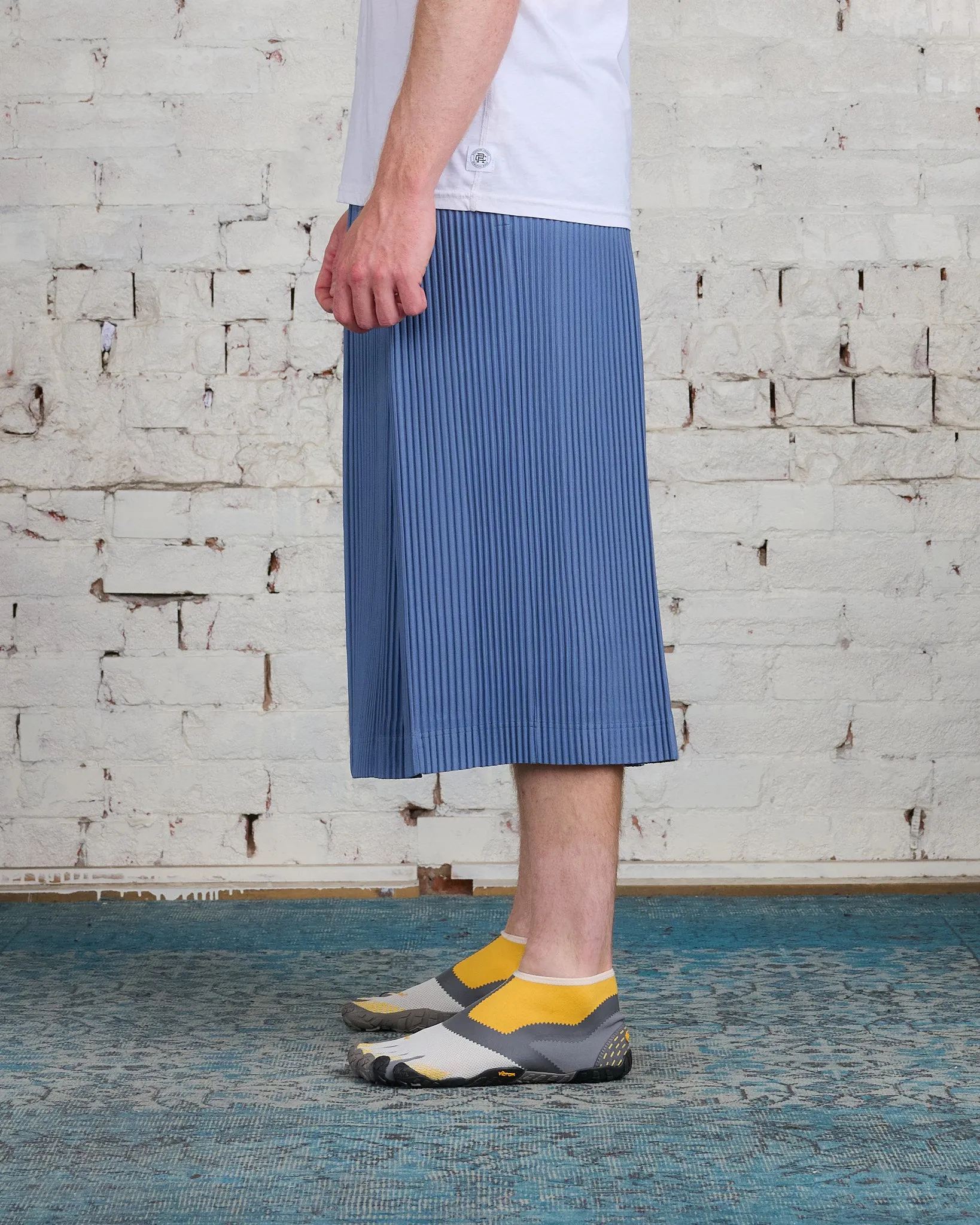 HOMME PLISS ISSEY MIYAKE Pleats August Relax Pant Blue Gray