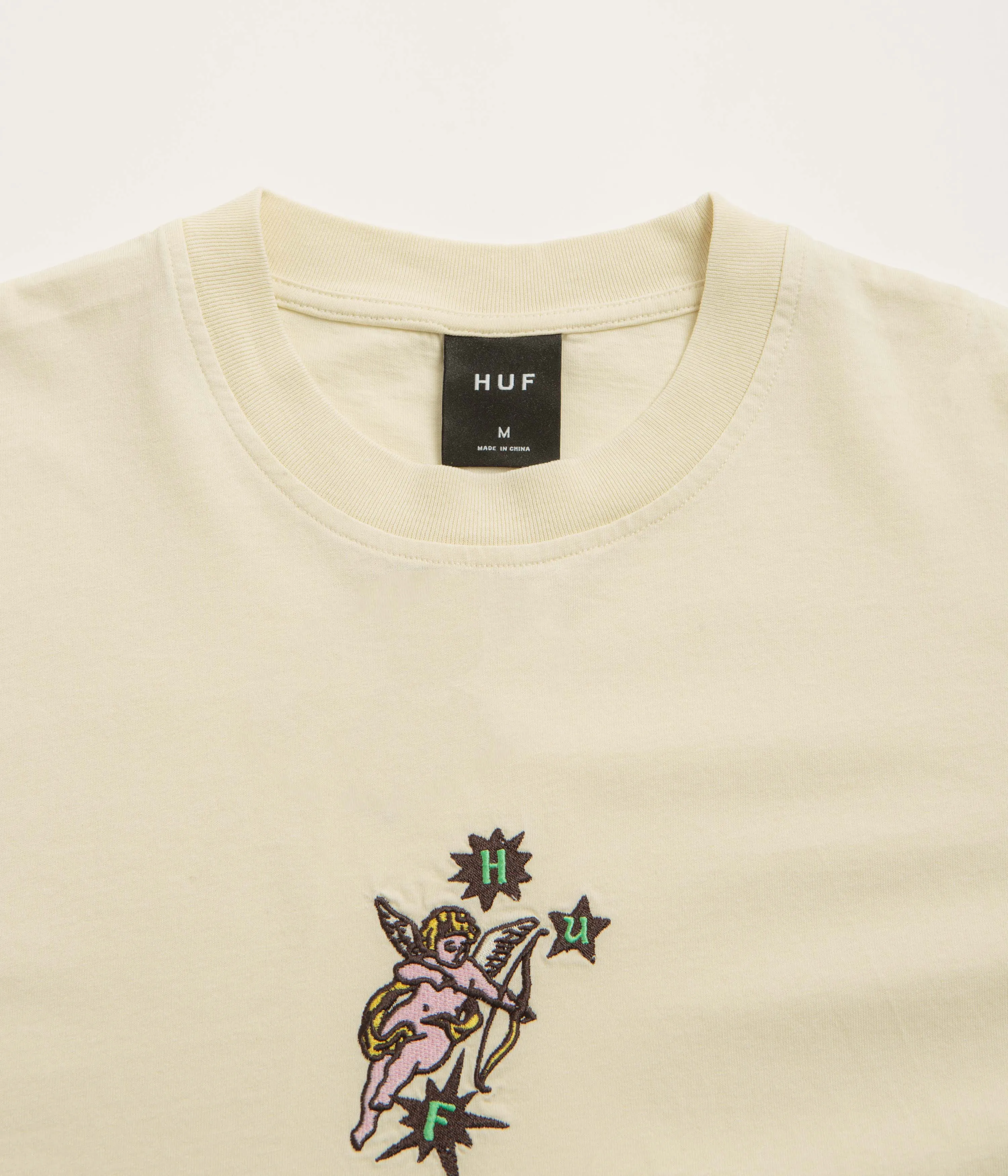 HUF Cupid Washed T-Shirt - Natural