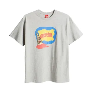 ICECREAM Men Cone Classic SS Tee Heather Grey