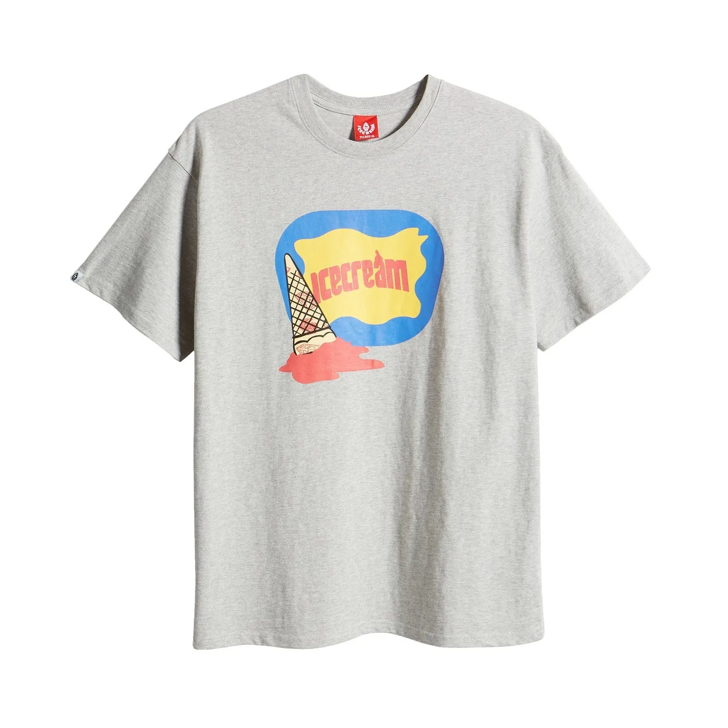 ICECREAM Men Cone Classic SS Tee Heather Grey
